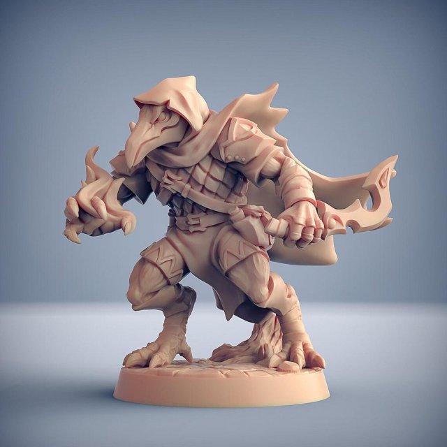 Infiltrator Gryphkin E Miniatures Ready to Print 3D प्रिंट मॉडल .c4d .max .obj .3ds .fbx .stl .blend 