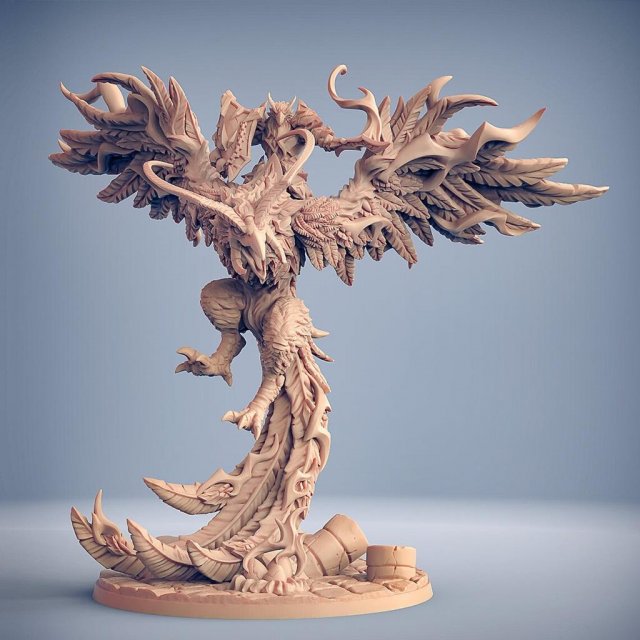 Phoenix Aarakocra Arcanix Miniatures Ready to Print 3D Print Model .c4d .max .obj .3ds .fbx .stl .blend 
