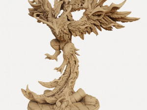 Phoenix Aarakocra Arcanix Miniatures Ready to Print 3D Print Model