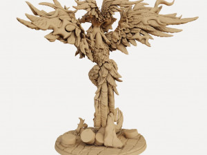 Phoenix Aarakocra Arcanix Miniatures Ready to Print 3D Print Model