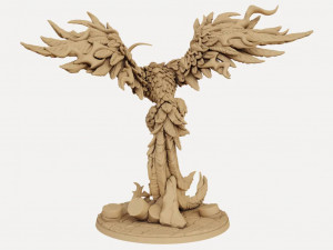 Phoenix Aarakocra Arcanix Miniatures Ready to Print 3D Print Model