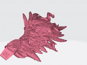 Phoenix Aarakocra Arcanix Miniatures Ready to Print 3D Print Model
