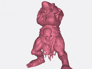 Bugbear Thugs Miniatures Ready to Print 3D Baskı Modeli