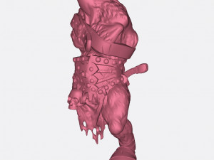 Bugbear Thugs Miniatures Ready to Print 3D Baskı Modeli