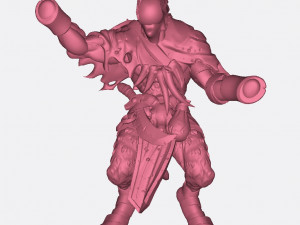 Gnoll Sorcerer Miniatures Ready to Print Modelo de Impressão 3D