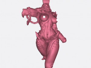 Demon Queen Miniatures Ready to Print 3D 프린트 모델