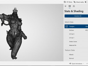 Demon Queen Miniatures Ready to Print 3D 프린트 모델