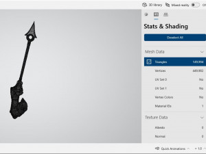 Animated Statue C Miniatures Ready to Print 3D Принт Модель