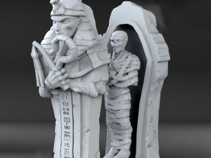 Dungeon Set Chapter III Miniatures Ready to Print 3Dプリントモデル