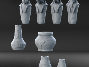 Dungeon Set Chapter III Miniatures Ready to Print 3Dプリントモデル