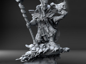 Mummy Lord Miniatures Ready to Print Model do druku 3D