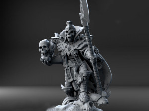 Mummy Lord Miniatures Ready to Print Model do druku 3D