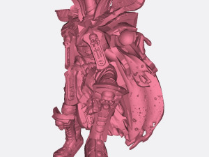 Mummy Lord Miniatures Ready to Print Model do druku 3D