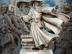 Amlund Maegon Miniatures Ready to Print 3D Print Model