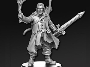 Belevor Human Ranger Miniatures Ready to Print 3D 프린트 모델