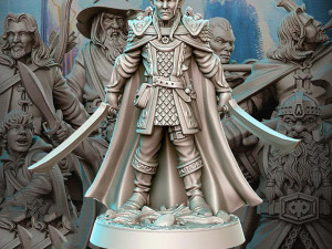 Evendil Gennala Miniatures Ready to Print 3D-printmodel