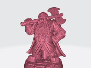 Uddir Thunderaxe Miniatures Ready to Print 3D 프린트 모델