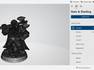 Uddir Thunderaxe Miniatures Ready to Print 3D 프린트 모델