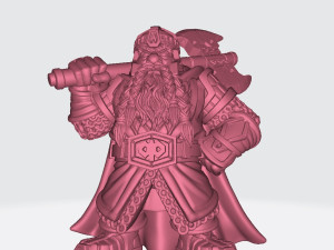 Uddir Thunderaxe Miniatures Ready to Print 3D 프린트 모델