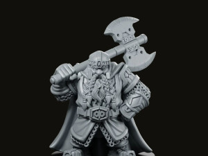 Uddir Thunderaxe Miniatures Ready to Print 3D 프린트 모델