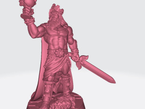 Cron - The Crown Stealer Miniatures Ready to Print Model Cetak 3D