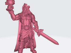 Cron - The Crown Stealer Miniatures Ready to Print Model Cetak 3D