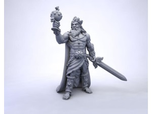 Cron - The Crown Stealer Miniatures Ready to Print Model Cetak 3D