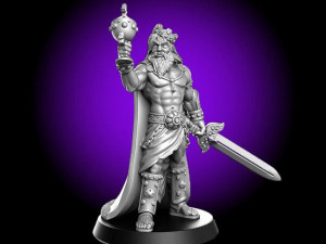 Cron - The Crown Stealer Miniatures Ready to Print Model Cetak 3D
