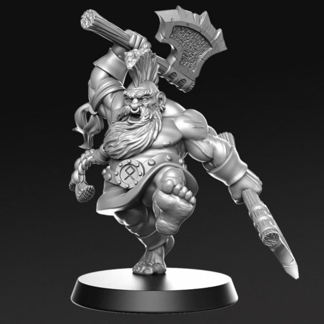 Orny Ingotfury Miniatures Ready to Print 3D Print Model .c4d .max .obj .3ds .fbx .stl .blend 