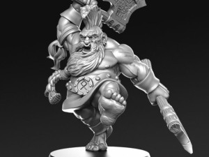Orny Ingotfury Miniatures Ready to Print 3D Print Model