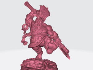 Orny Ingotfury Miniatures Ready to Print 3D Print Model