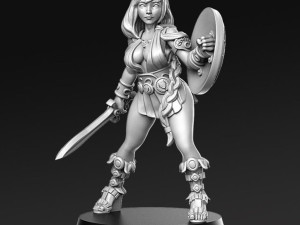 Artemisa Fantasy Miniatures Ready to Print 3D Print Model