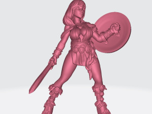 Artemisa Fantasy Miniatures Ready to Print Modello di stampa 3D