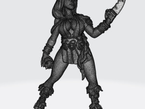 Artemisa - Star Player Fantasy Football Miniatures Ready to Print 3D Print Model
