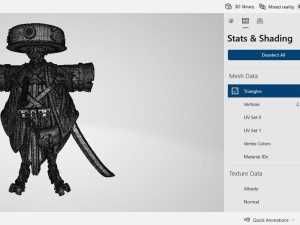 Kanbei - Robot Samurai Miniatures Ready to Print 3D Print Model
