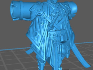 Kanbei - Robot Samurai Miniatures Ready to Print 3D Print Model