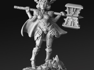 Death Bringer Miniatures Ready to Print Modèles 3D en vedette