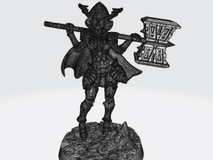 Death Bringer Miniatures Ready to Print Model do druku 3D