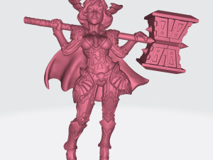 Death Bringer Miniatures Ready to Print Model do druku 3D