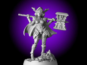 Death Bringer Miniatures Ready to Print Model do druku 3D