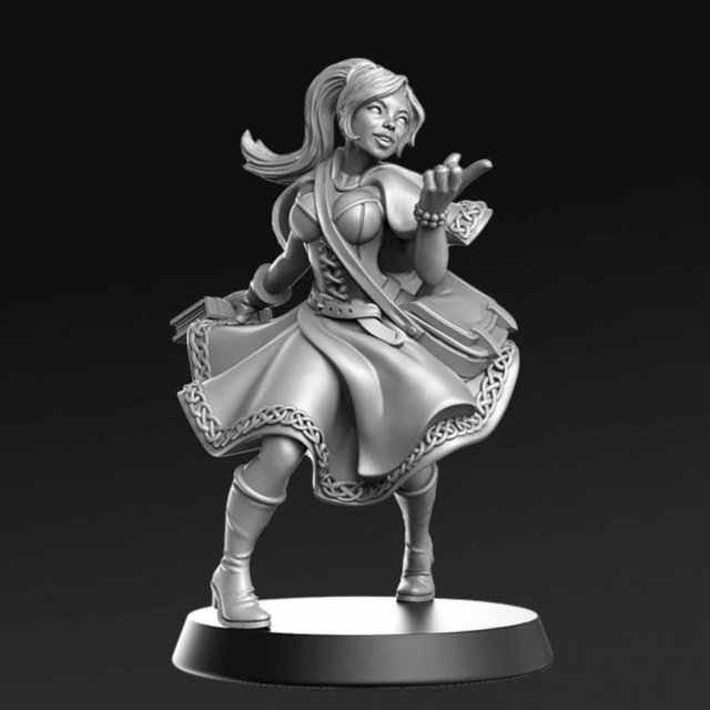Elisa Doe Miniatures Ready to Print 3D-Druckmodell .c4d .max .obj .3ds .fbx .stl .blend 