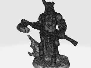 Gorknod Devil Centaur Miniatures Ready to Print 3D 프린트 모델