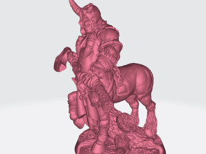 Gorknod Devil Centaur Miniatures Ready to Print 3D 프린트 모델