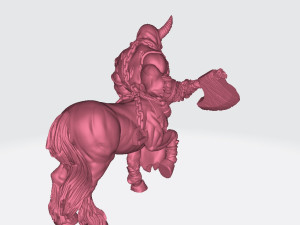 Gorknod Devil Centaur Miniatures Ready to Print 3D 프린트 모델