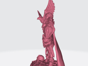 Nadia Female Falconer Miniatures Ready to Print 3D Print Model