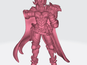 Nadia Female Falconer Miniatures Ready to Print 3D Print Model