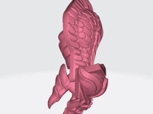 Nadia Female Falconer Miniatures Ready to Print 3D Print Model