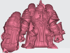 Vulcan Iron Golem Miniatures Ready to Print 3D-Druckmodell