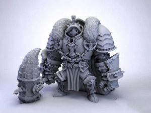 Vulcan Iron Golem Miniatures Ready to Print 3D-Druckmodell