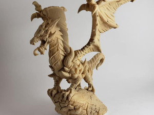 Kalzreg - Dragon Lord Miniatures Ready to Print Model Cetak 3D